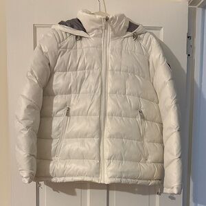 Women's White Puffer Jacket